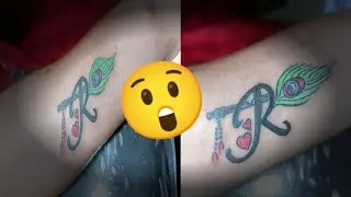 Radhe Radhe flute tattoo #peacocktattoo