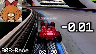 [Trackmania TAS] B02-Race in 24.56s (-0.01 TAS)