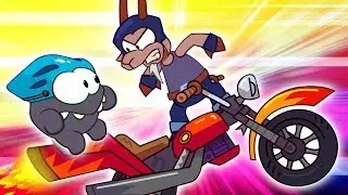 Om Nom Stories | BIKE RACE | Cut the Rope | Cartoon for Children | Cartoon Candy