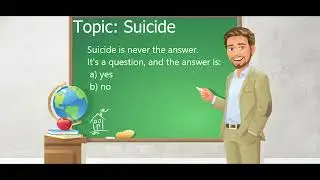 Suicide is NEVER the Answer
