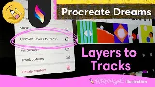 Fix Convert Layers to Tracks | Procreate Dreams FAQ for Beginners