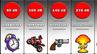 Comparison: Loudest Sounds in the World