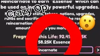 I Reincarnated For A Ton Of Essence ✨🤩 Stat Grinding Simulator 3