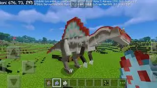 Minecraft[]Bicubic Sheder And Dinosaur