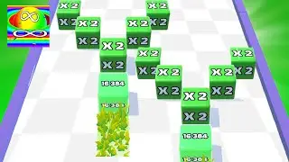 ⭐ Infinity Run 2048 Jelly Cube - Jelly Run 2048 APK Mobile Games Walkthrough Reach to 2048