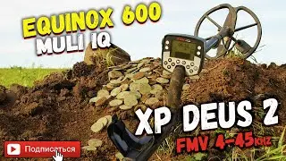 Металлоискатели выбор прибора и настройки XP Deus 2, Equinox 600 800