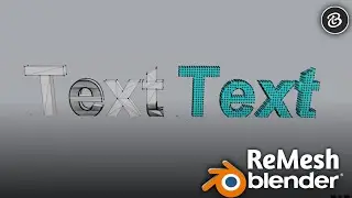 Remesh your Object in Blender 2.9 | Blender ReMesh Addon..