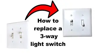 How to replace an old 3-way light switch