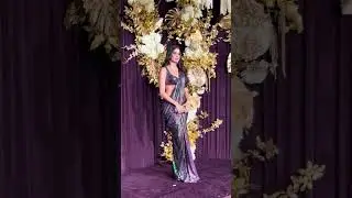 Janhvi Kapoor  was present at Manish Malhotra's Diwali celebration party.