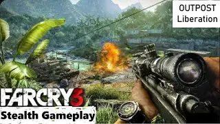 Far Cry® 3 Outpost Liberation Gameplay - NoCommentary.