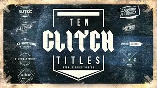 DJ Krypton’s Title Pack Vol. 2. 10 Glitch Titles