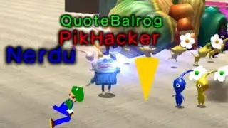 Pikmin 2 Co-op netplay testing with Pikhacker and NerduMiner (failed attempt 2)