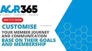How to seamlessly customise a member welcome msg based on package purchased