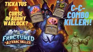Tickatus Curse of Agony | Otk Warlock | Hearthstone - Onyxia's Lair