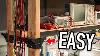 Building the ULTIMATE Electronics Workbench (with my Dad)