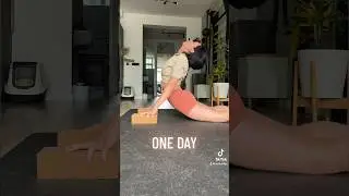 WATCH THIS IF YOU THINK YOU WILL NEVER BE FLEXIBLE #beforeandafter #backbend