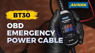 How to Use AUTOOL BT30: ECU Memory Saver Cable OBDⅡ Setup, Benefits & Demo