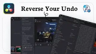How to redo in DaVinci Resolve (Quick Shortcut)
