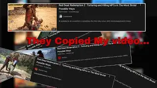 People are Copying My Red Dead Redemption 2 video