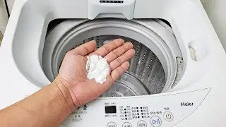 洗衣机久了脏如马桶，撒上一把，简单几步变得洁净如新，太厉害了