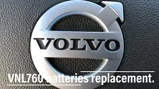 Volvo VNL760 Batteries replacement