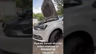 Hydraulic bonet strut for ur cars #automobile #car #polohatchback