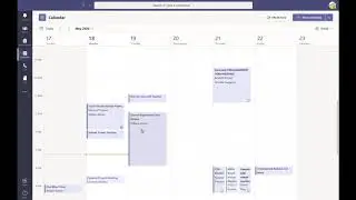 Microsoft Teams -- Calendars