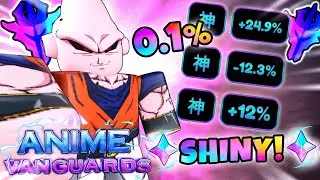 Monarch Shiny Buu is BROKEN!!! Anime Vanguards Showcase!