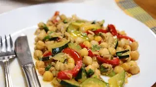 Salada de courgette fácil e deliciosa