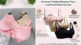Pack of 3 Maternity Feeding Bra #maternitybra #feedingbra #nursingbra