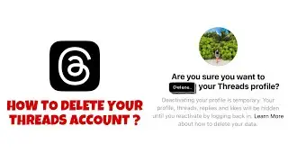 How to delete your Instagram threads account | How to delete threads account | Threads app