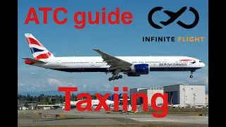 Infinite Flight | ATC taxi guide | Expert server