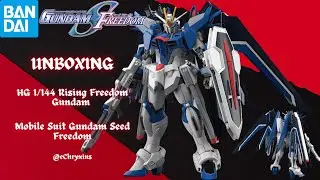 UNBOXING - High Grade 1/144 Rising Freedom Gundam | Gundam SEED Freedom