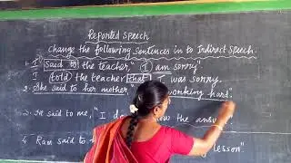 Reported speech  ( Direct speech to Indirect speech  )