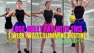 Lose Belly Fat With This 1-Week Waist Slimming Routine Exercises