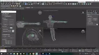 How to - Character Rigging in 3Ds MAX (SET BONES and SKIN MODIFIER)