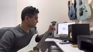 Ayub Bachchu Palate chai guitar solo cover. AB LRB guitar solo