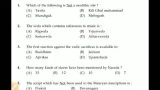 UGC NET history solved paper 2004
