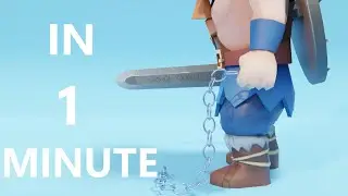 How to create a chain in Blender in 1 Minute