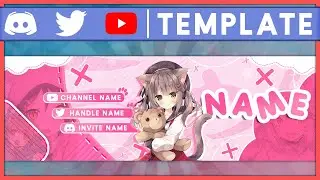 Cute Anime Neko Banner [FREE!] | YOUTUBE, TWITTER, DISCORD