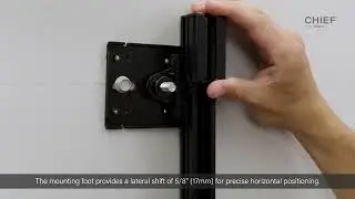 TiLED Universal Wall Mount Features - Lateral Shift