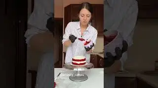 Оформление свадебного торта😍