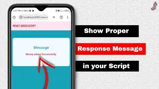 Show Proper Response Message in your Script || ScripterJee