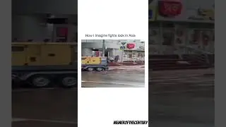 how i imagine fights look in asia ||#meme #shorts