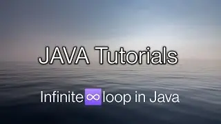 Infinite loop in Java