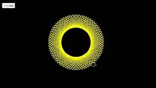Pattern 3 : Created Using Python Turtle Module | Drawing Sun | Python Graphics |