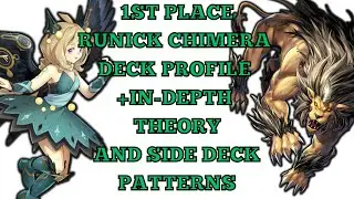 1ST PLACE RUNICK CHIMERA IN-DEPTH DECK PROFILE + SIDE DECK PATTERNS! #yugioh