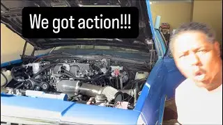 Holley Midmount LSA Supercharged Box Chevy First Start Up!!!!