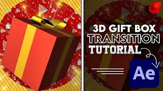 3D gift box Tutorial ✧ 100% After effects + light settings !