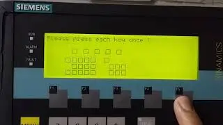 Performing Diagnostic and self test for AOP30 Siemens SINAMICS